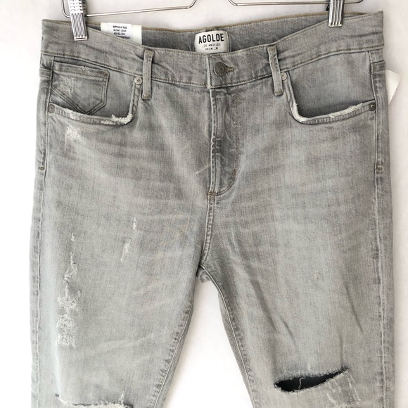NWT Agolde Sophie Hi Rise Skinny Crop Jeans 32 - Picture 2 of 8